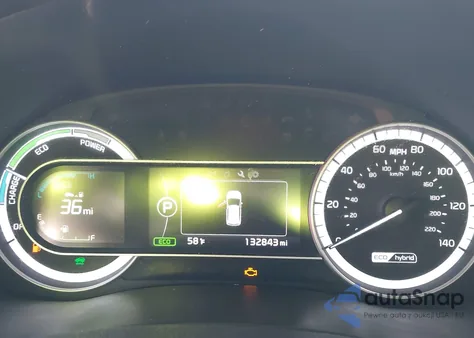 2018 Kia Niro Lx из США, поврежденный, VIN KNDCB3LC9J5122780